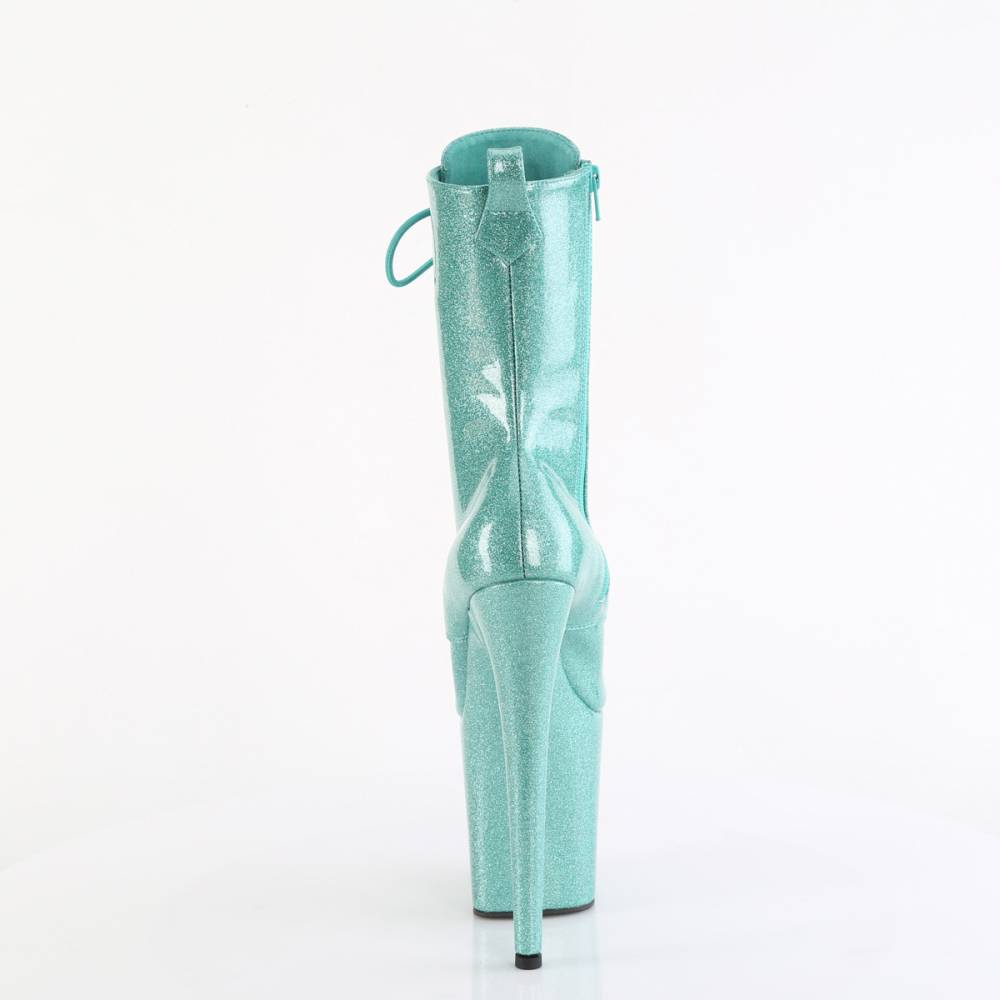 Pleaser - FLAMINGO1040GP Bottes de plateforme, Pole dance chaussures - Turquoise Product image